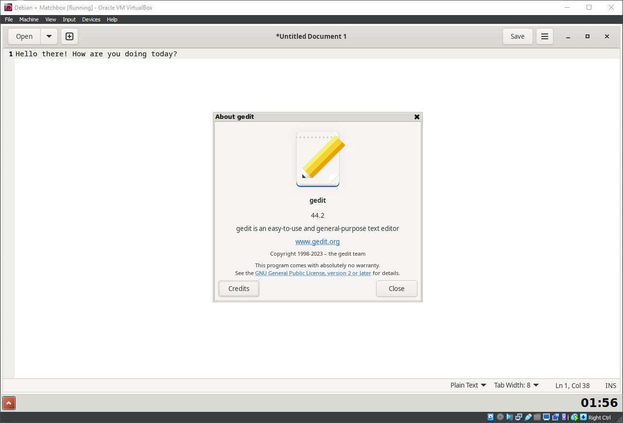 Running Matchbox Window Manager